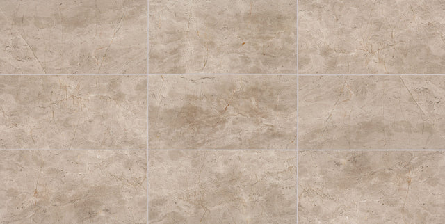American Olean Candora Earnest Beige Rectangle 12x24 Polished Stone Tile