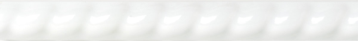 Daltile Polaris Gloss White SN4309 Bullnose Corner Glossy Wall Tile Trim
