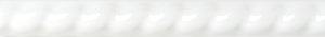 Daltile Polaris Gloss White SN4309 Bullnose Corner Glossy Wall Tile Trim