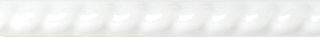 Daltile Polaris Gloss White SN4309 Bullnose Corner Glossy Wall Tile Trim
