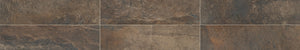 Daltile Slate Attache Multi Brown Rectangle 6x24 Matte Floor Tile