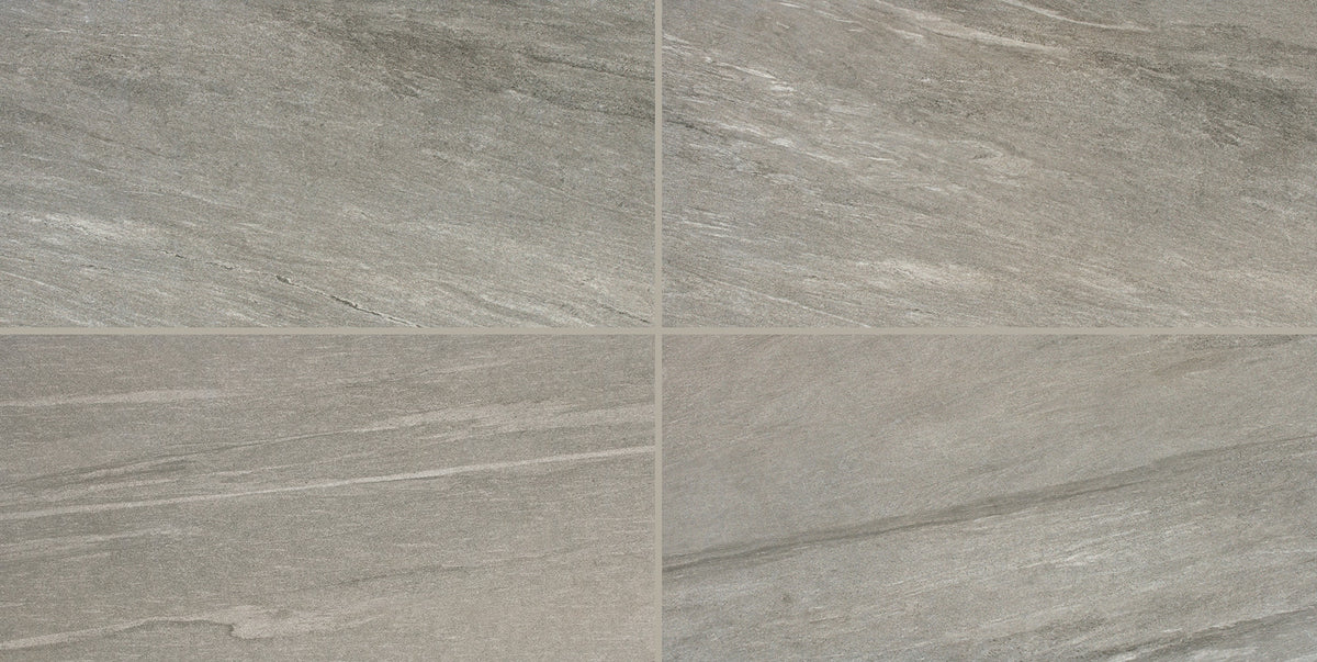 American Olean Montesano Medium Gray Rectangle 15x30 Matte Floor Tile