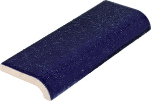 Daltile Color Wheel Splash Cobalt A4200 Radius Bullnose Abrasive Wall Tile Trim