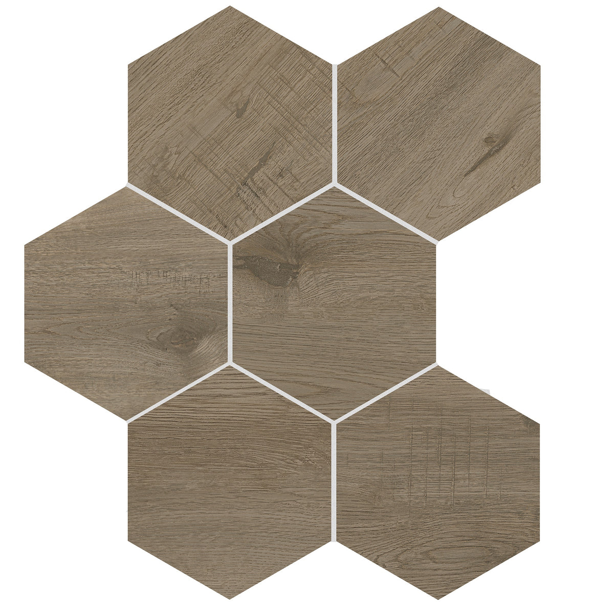 Daltile Sleigh Creek Wagon Hexagon 8x9 Matte Floor Tile SK338HEX1P2