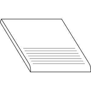 Daltile Ever Dark S6CF6 Gradino Step Tread Matte Floor Tile Trim