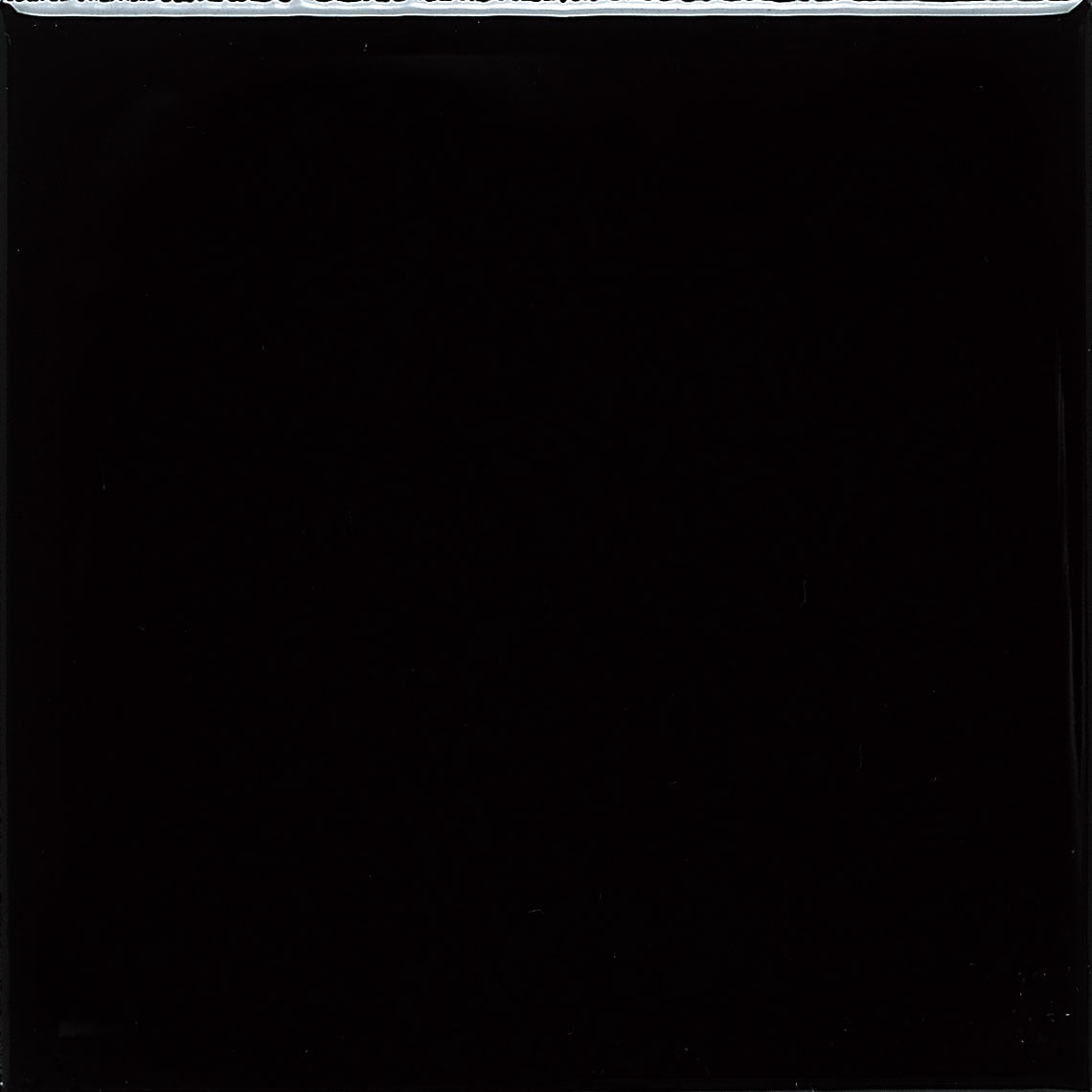 Daltile Color Wheel Linear Black S4489MOD Bullnose 8" Side Glossy Wall Tile Trim