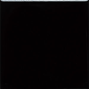 Daltile Color Wheel Linear Black S4489MOD Bullnose 8" Side Glossy Wall Tile Trim