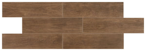Daltile Willow Bend Dark Brown Plank 6x24 Matte Floor Tile