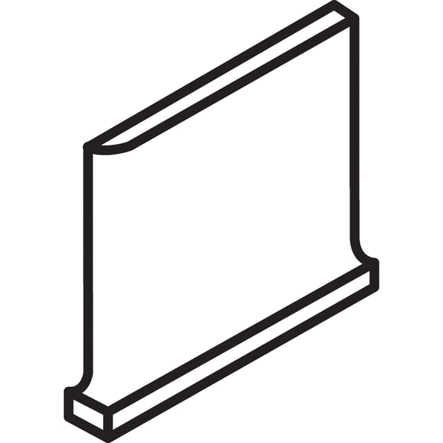 American Olean Color Story Wall Matte Balance SCR3361 Cove BC Right Matte Wall Tile Trim