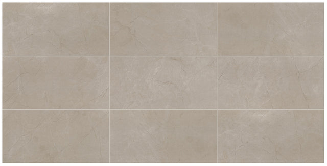 Marazzi Classentino Marble Coliseum Gray Rectangle 8x24 Textured Wall Tile