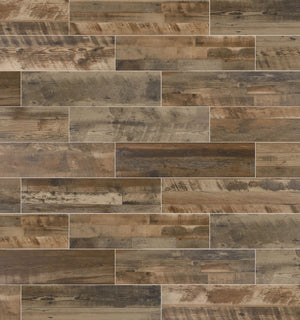 Marazzi Preservation Petrified Gray Plank 9x36 Matte Floor Tile