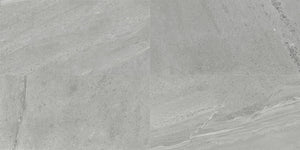 Daltile Society Park Lane Gray Rectangle 12x24 Polished Floor Tile