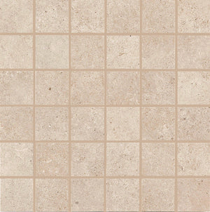 Daltile Haut Monde Aristocrat Cream Straight Joint 2x2 Matte Mosaic Tile