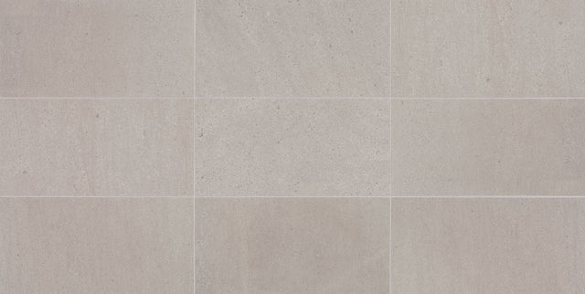 American Olean Candora Demure Gray Rectangle 12x24 Polished Stone Tile