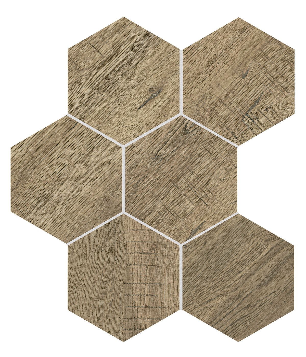 Daltile Sleigh Creek Chariot Hexagon 8x9 Matte Floor Tile
