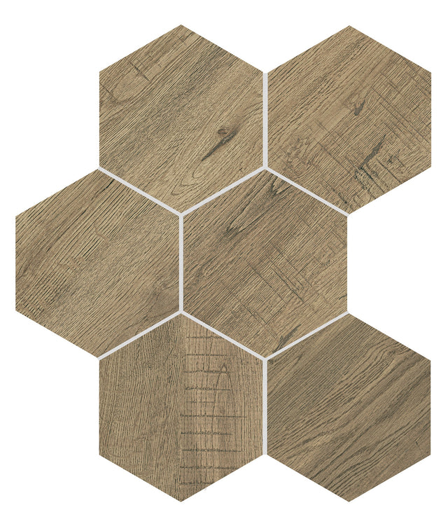 Daltile Sleigh Creek Chariot Hexagon 8x9 Matte Floor Tile