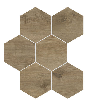 Daltile Sleigh Creek Landau Hexagon 8x9 Matte Floor Tile SK358HEX1P2