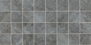 Daltile Continental Slate English Grey Straight Joint 3x3 Matte Mosaic Tile