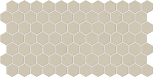 Daltile Keystones Urban Putty Hexagon 2 Textured Mosaic Tile