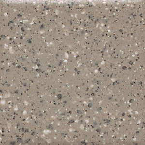 Daltile Keystones Uptown Taupe Speckle C813 Cove Base Matte Mosaic Tile Trim