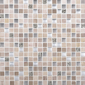 Daltile Marvel Whimsical Straight Joint 5/8x5/8 Mixed Mosaic Tile