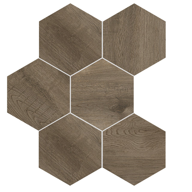 Daltile Sleigh Creek Carriage Hexagon 8x9 Matte Floor Tile SK328HEX1P2