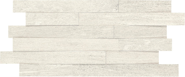 Daltile Ambassador Wanderlust White Random Linear Matte Mosaic Tile