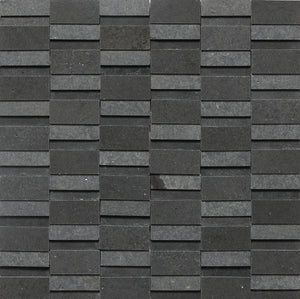 Daltile Stone a la Mod Urban Bluestone Random 2 Mixed Mosaic Natural Stone Tile