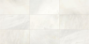 American Olean Candora Vestal White Rectangle 3x6 Honed Stone Tile