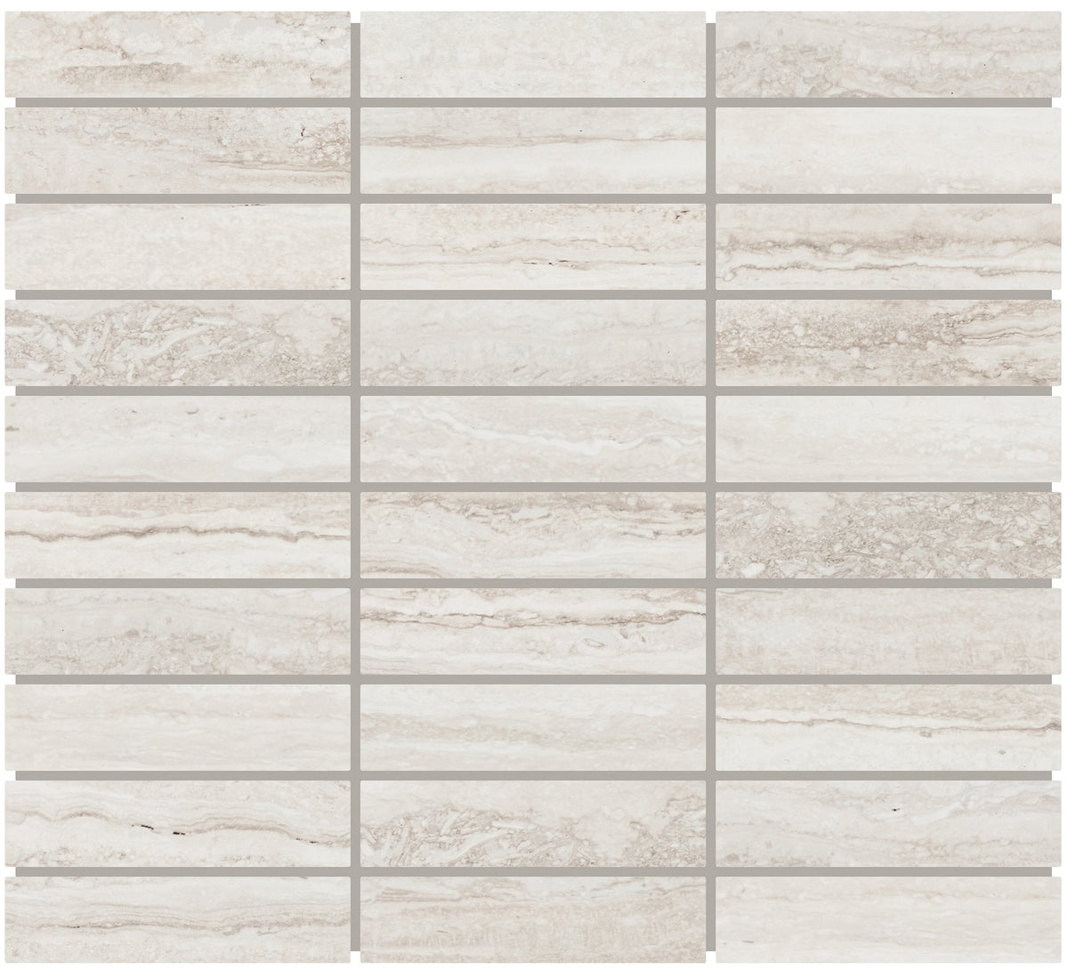 American Olean Reservorio Lotus Stacked 1x4 Matte Mosaic Tile