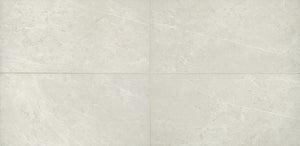 Daltile Prime Vitality White Rectangle 12x24 Matte Floor Tile