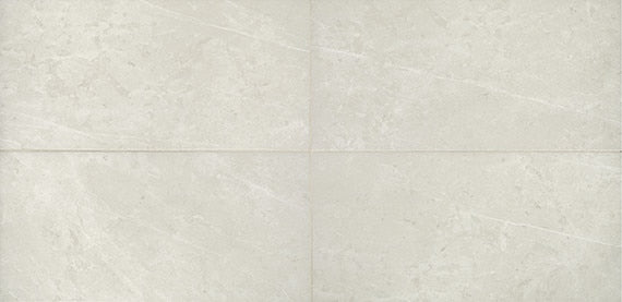 Daltile Prime Vitality White Rectangle 12x24 Matte Floor Tile