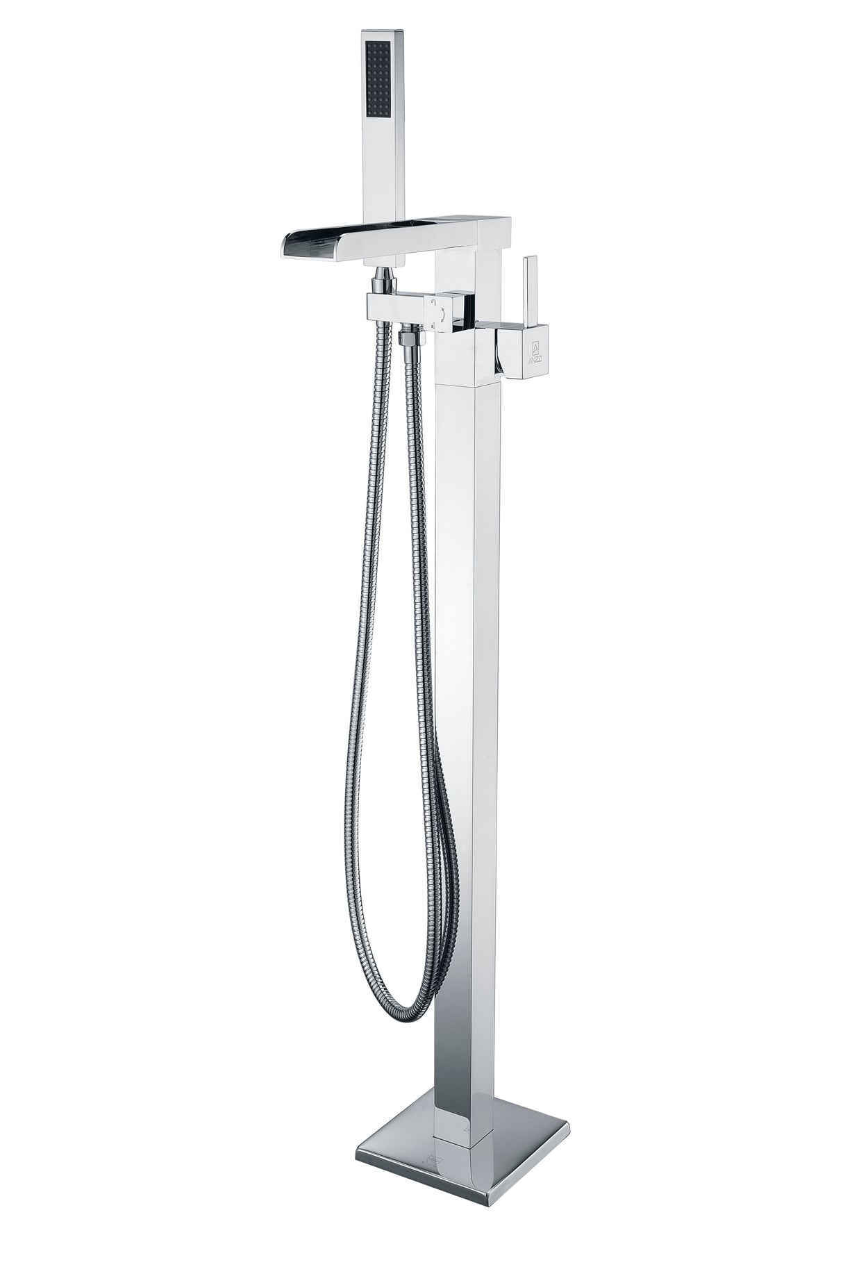ANZZI FS-AZ0059CH Union 2-Handle Claw Foot Tub Faucet with Hand Shower in Polished Chrome