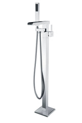 ANZZI FS-AZ0059CH Union 2-Handle Claw Foot Tub Faucet with Hand Shower in Polished Chrome