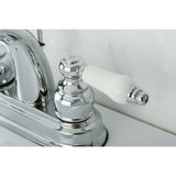 Kingston Brass KB5611PL Restoration 4 in. Centerset Bathroom Faucet, Polished Chrome