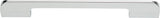 Atlas Homewares Round Thin Pull 6 5/16 Inch (c-c) Polished Chrome