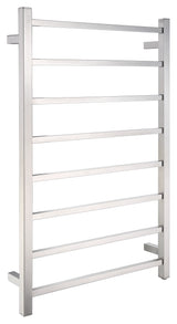 ANZZI TW-AZ026CH Bell 8-Bar Stainless Steel Wall Mounted Electric Towel Warmer Rack in Polished Chrome