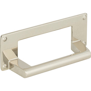 Atlas Homewares Bradbury Cup Pull 3 Inch (c-c) Polished Nickel