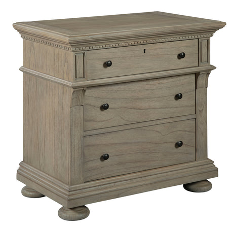 Hekman 25263 Wellington Estates 32in. x 20in. x 32.5in. Three Drawer Night Stand