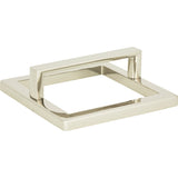 Atlas Homewares Tableau  Square Base and Top 3 Inch (c-c) Polished Nickel