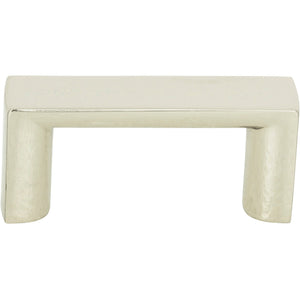 Atlas Homewares Tableau Squared Pull 1 7/16 Inch (c-c) Polished Nickel