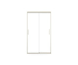 MAAX 138520-900-305-000 Incognito 74 39-42 x 74 in. 8mm Bypass Shower Door for Alcove Installation with Clear glass in Brushed Nickel