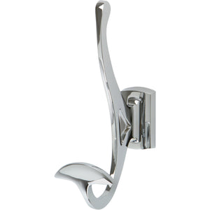 Atlas Homewares Legacy Bath Double Hook  Polished Chrome
