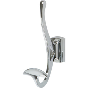 Atlas Homewares Legacy Bath Double Hook  Polished Chrome