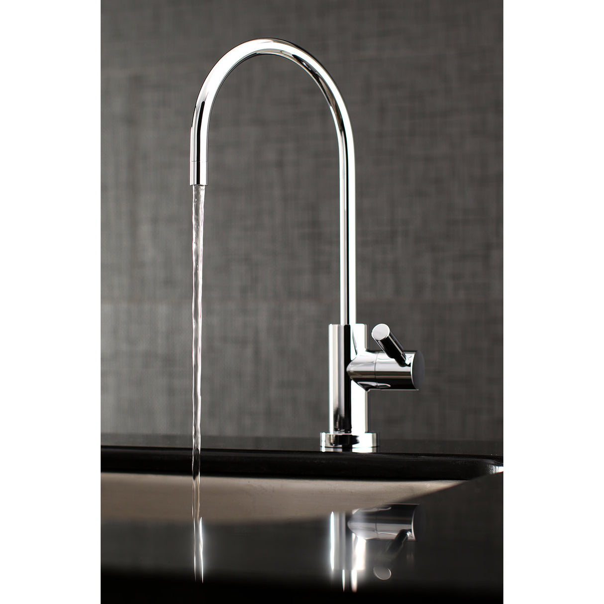Kingston Brass KSAG8191DL Concord Reverse Osmosis System Filtration Water Air Gap Faucet, Polished Chrome