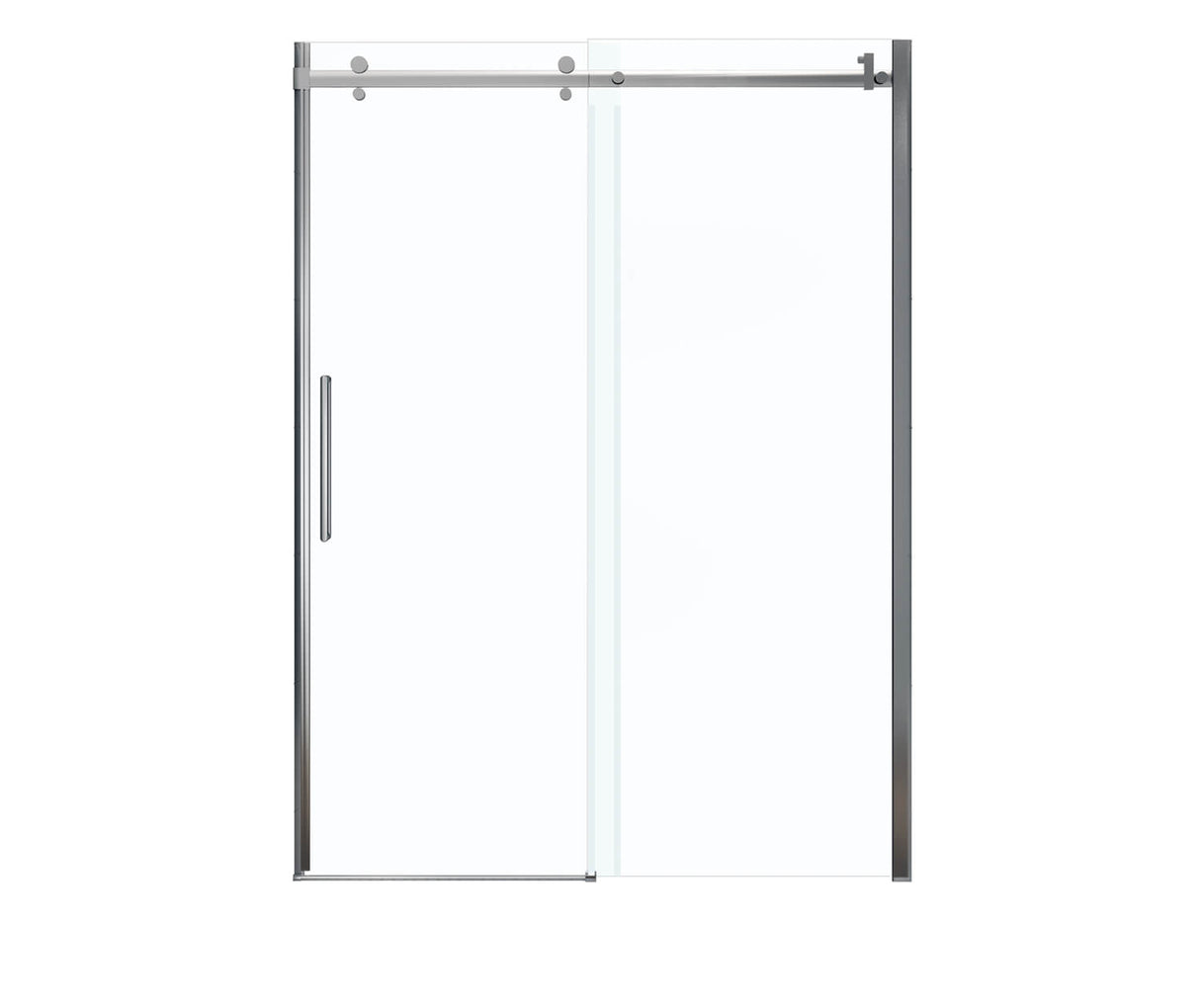 MAAX 138997-900-084-000 Halo 56 ½-59 x 78 ¾ in. 8mm Sliding Shower Door for Alcove Installation with Clear glass in Chrome