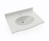 Swanstone EV1B2243 Europa 22 x 43 Single Bowl Vanity Top in Birch EV02243.226