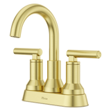 Capistrano 4" Centerset Lavatory Faucet in Brushed Gold