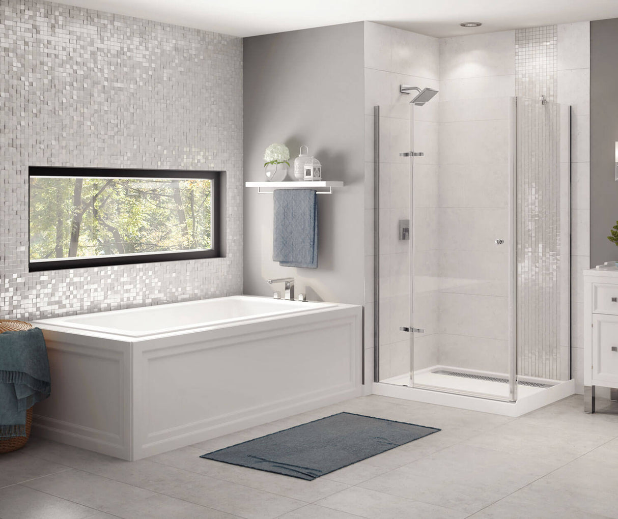 MAAX 105721-000-001-100 Skybox 7236 Acrylic Drop-in End Drain Bathtub in White