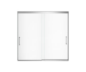 MAAX 139351-900-084-000 Incognito 57 56-59 x 56 ¾ in. 6mm Bypass Tub Door for Alcove Installation with Clear glass in Chrome